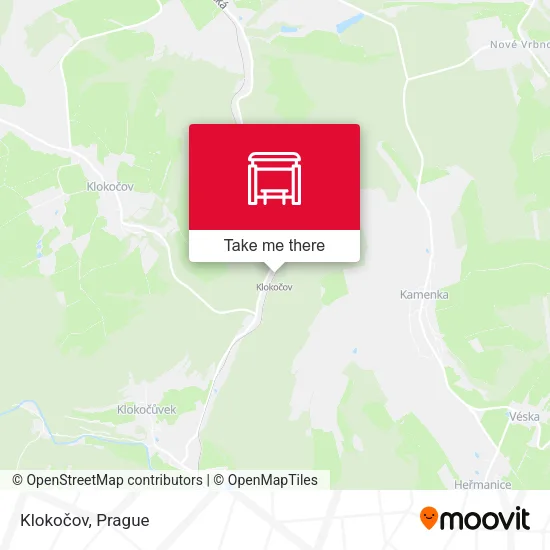Карта Klokočov