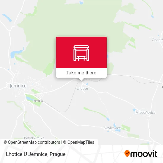 Карта Lhotice U Jemnice