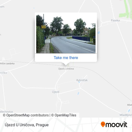 Újezd U Uničova map