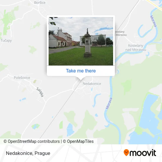 Карта Nedakonice