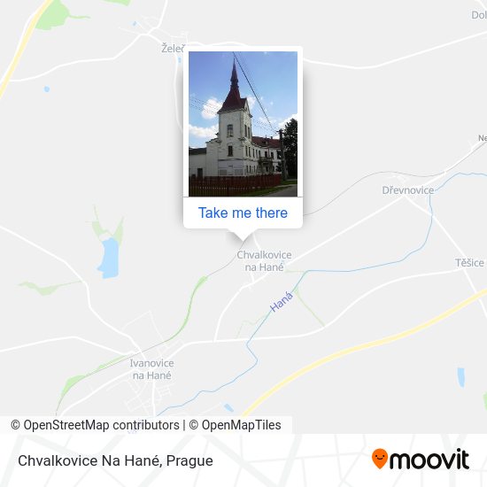 Chvalkovice Na Hané map