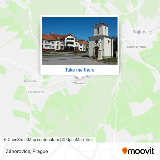 Карта Záhorovice