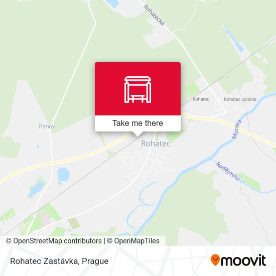 Карта Rohatec Zastávka