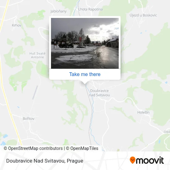 Карта Doubravice Nad Svitavou