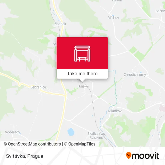 Svitávka map
