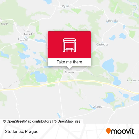 Карта Studenec