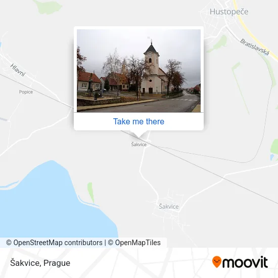 Карта Šakvice
