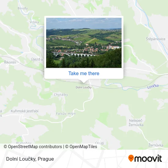 Карта Dolní Loučky