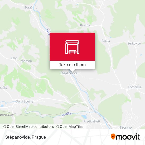 Štěpánovice map