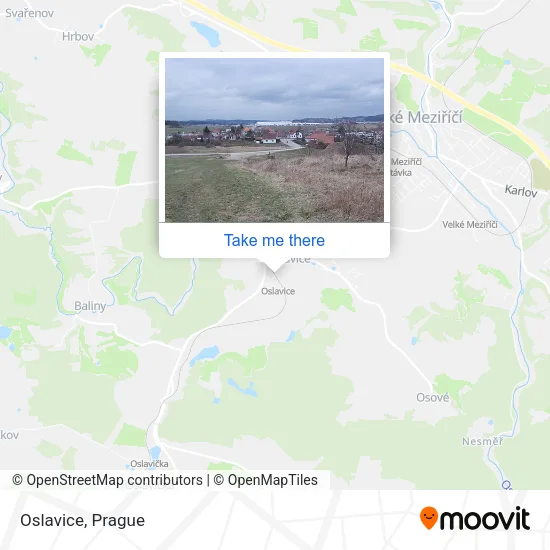 Карта Oslavice