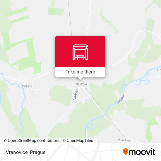 Карта Vranovice