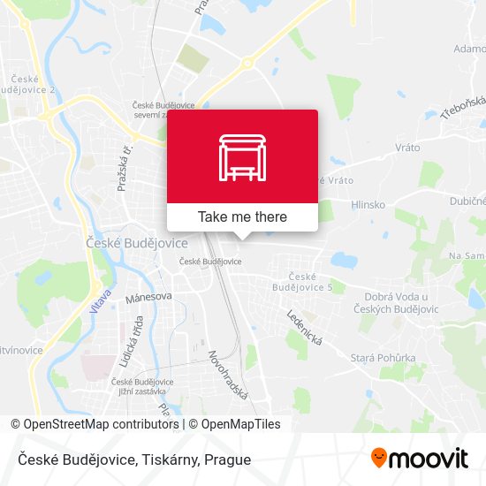 České Budějovice, Tiskárny map