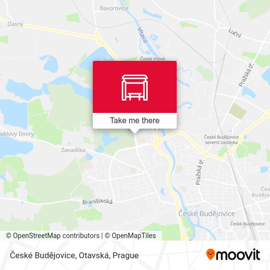 České Budějovice, Otavská map
