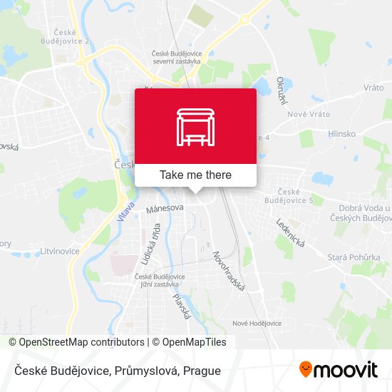 České Budějovice, Průmyslová map