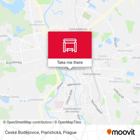 České Budějovice, Piaristická map
