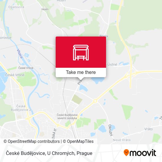 České Budějovice, U Chromých map
