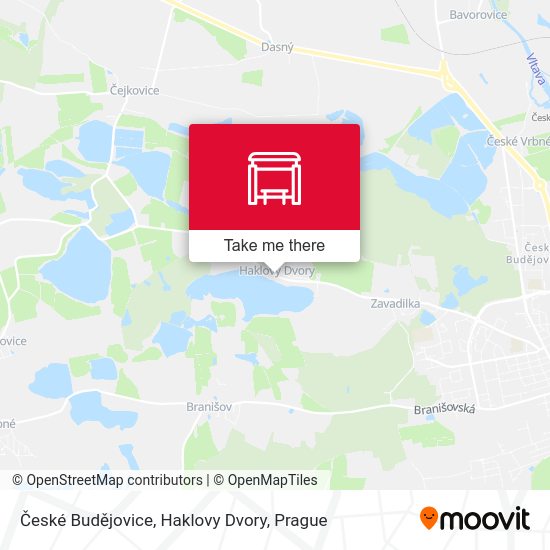 České Budějovice, Haklovy Dvory map