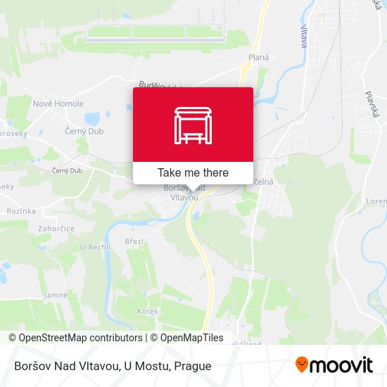 Boršov Nad Vltavou, U Mostu map