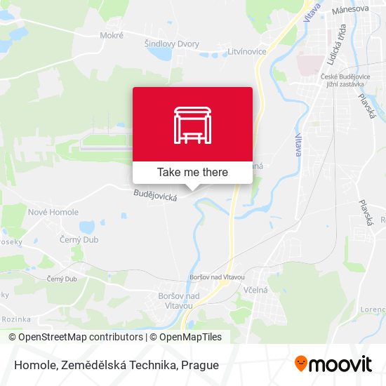 Homole, Zemědělská Technika map