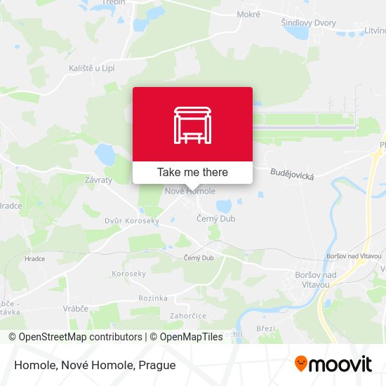 Homole, Nové Homole map
