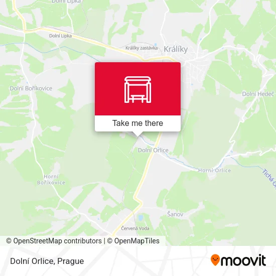 Карта Dolní Orlice