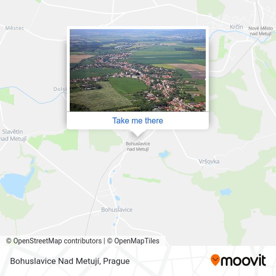 Bohuslavice Nad Metují map