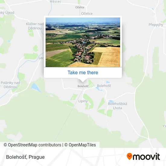 Карта Bolehošť