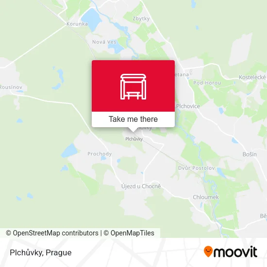 Карта Plchůvky