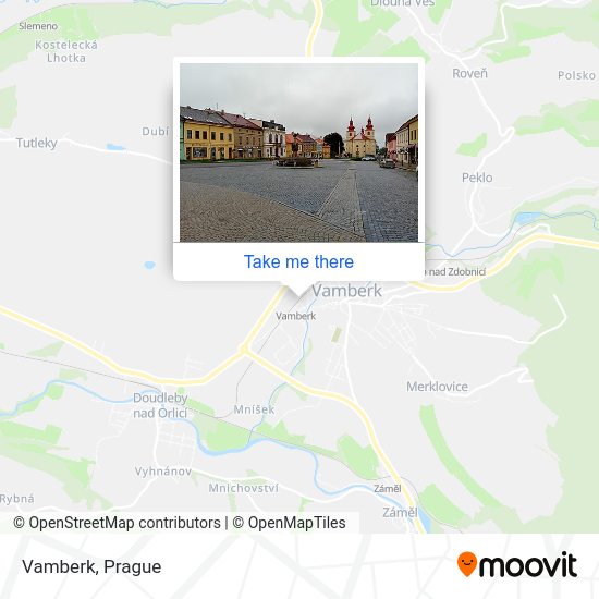 Карта Vamberk