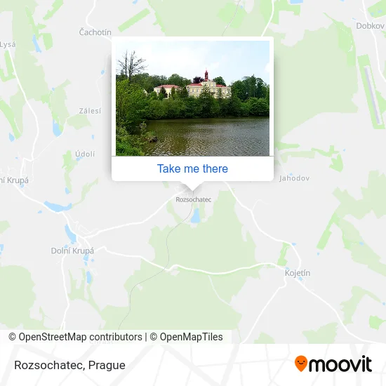Карта Rozsochatec