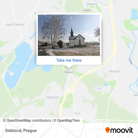 Карта Stéblová