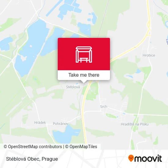 Карта Stéblová Obec