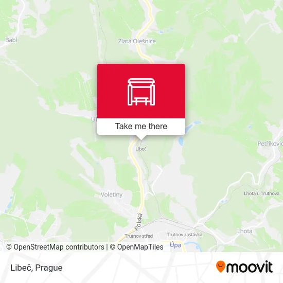 Карта Libeč