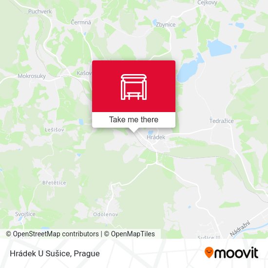 Hrádek U Sušice map