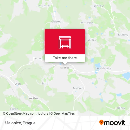 Карта Malonice