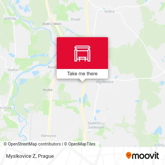 Карта Myslkovice Z