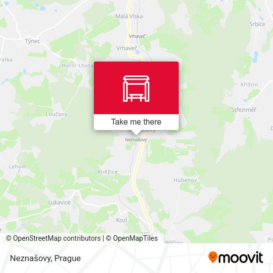 Карта Neznašovy