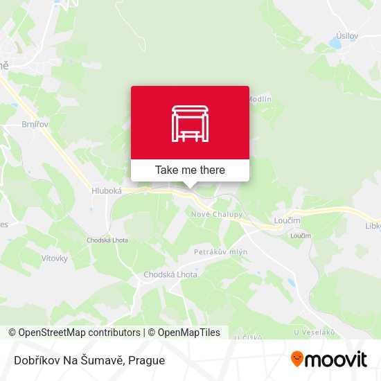 Dobříkov Na Šumavě map
