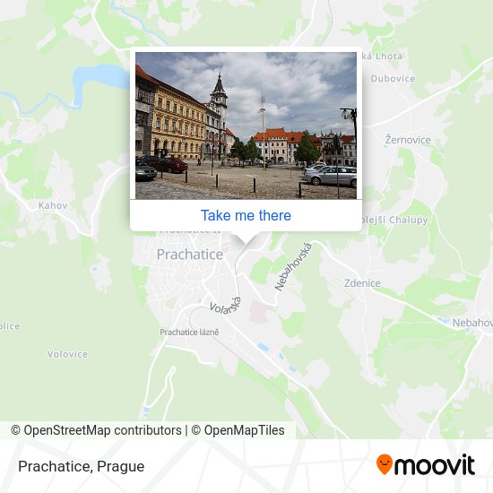 Prachatice map