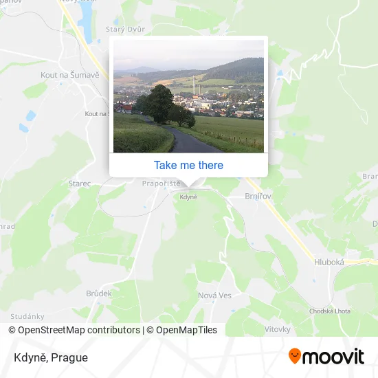 Карта Kdyně