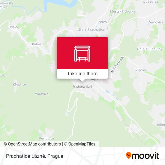 Prachatice Lázně map