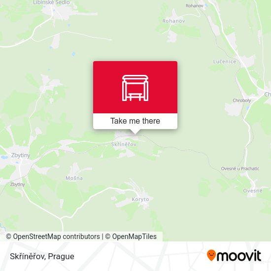 Skříněřov map
