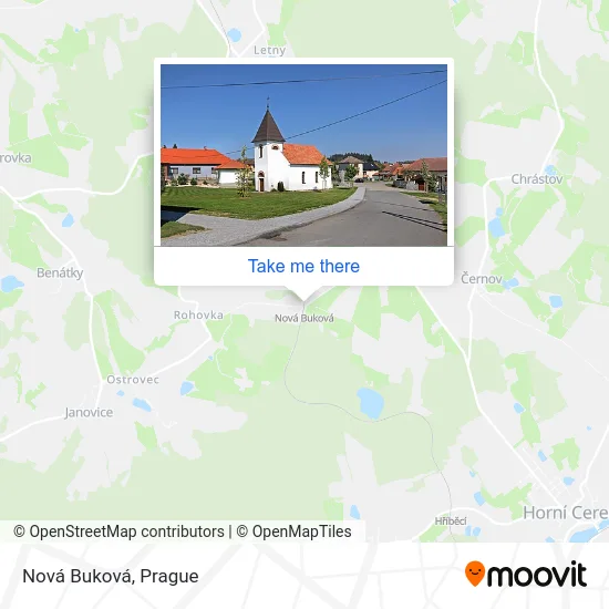 Карта Nová Buková