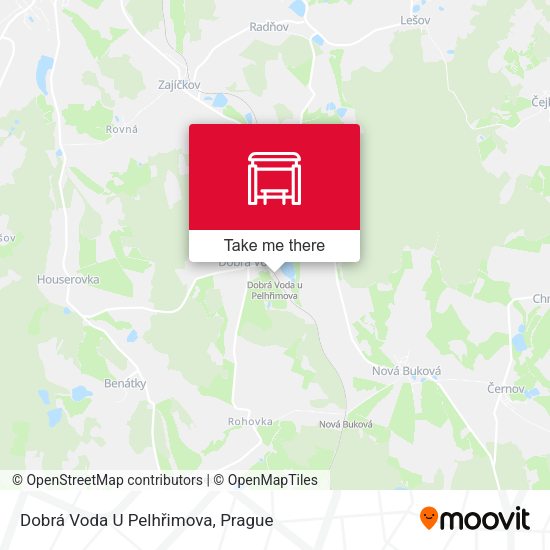 Dobrá Voda U Pelhřimova map