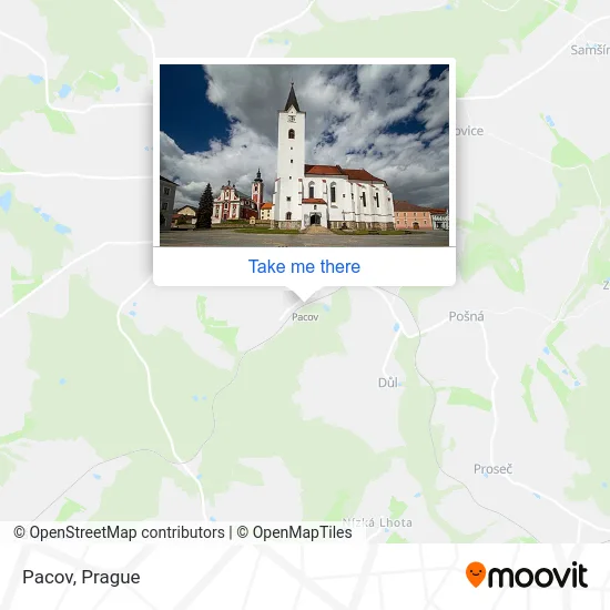Карта Pacov