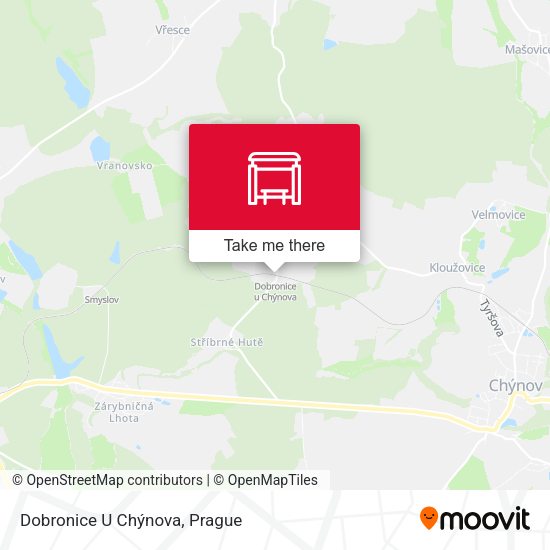 Dobronice U Chýnova map