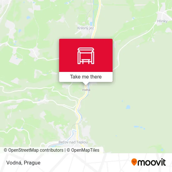 Карта Vodná