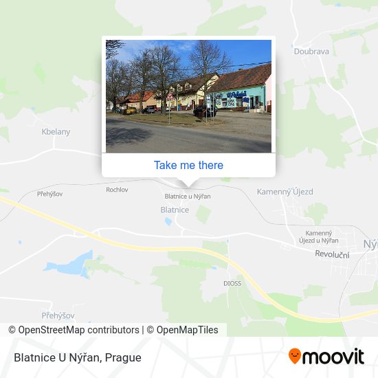 Blatnice U Nýřan map