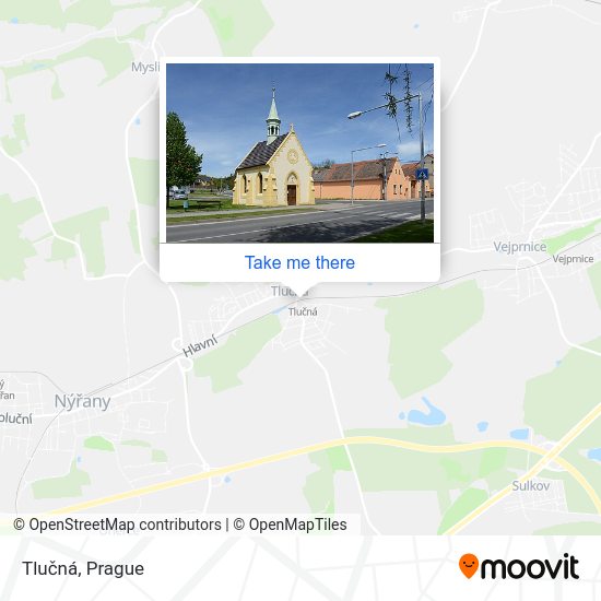 Карта Tlučná