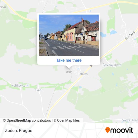 Карта Zbůch